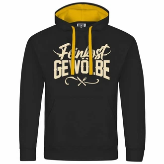 deinshirt Kapuzenpullover Herren Feinkostgewölbe Mit Print Motiv Gelb/Gold