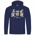 deinshirt Kapuzenpullover Herren Feinkostgewölbe Mit Print Motiv Blau/Dunkelblau