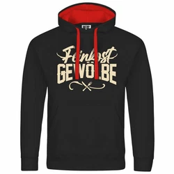 deinshirt Kapuzenpullover Herren Feinkostgewölbe Mit Print Motiv Gelb/Schwarz/Rosa/Gold/Beige