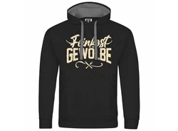 deinshirt Kapuzenpullover Herren Feinkostgewölbe Mit Print Motiv Gelb/Gold