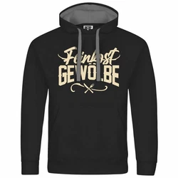 deinshirt Kapuzenpullover Herren Feinkostgewölbe Mit Print Motiv Gelb/Gold