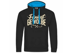 deinshirt Kapuzenpullover Herren Feinkostgewölbe Mit Print Motiv Gelb/Türkis