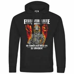 deinshirt Kapuzenpullover Feuerwehrleute sterben nie Rot/Schwarz/Grau/Dunkelblau