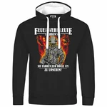deinshirt Kapuzenpullover Feuerwehrleute sterben nie Rot/Schwarz/Grau
