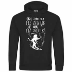 deinshirt Kapuzenpullover Herren Fresst meinen Feenstaub ihr Langweiler Mit Print Motiv Schwarz/Hellblau