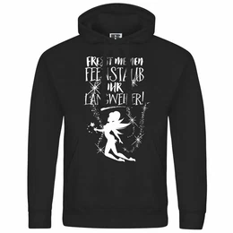 Kapuzenpullover Herren Kapuzenpullover Fresst meinen Feenstaub ihr Langweiler Mit Print Motiv, Grafik