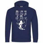 deinshirt Kapuzenpullover Herren Fresst meinen Feenstaub ihr Langweiler Mit Print Motiv Dunkelblau/Blau