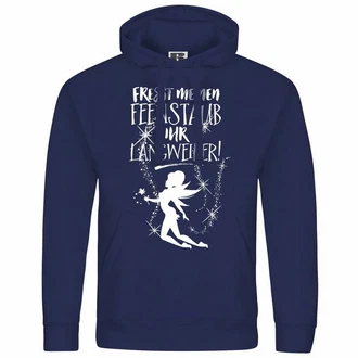 deinshirt Kapuzenpullover Herren Fresst meinen Feenstaub ihr Langweiler Mit Print Motiv Dunkelblau/Blau deinshirt Kapuzenpullover Herren Fresst meinen Feenstaub ihr Langweiler Mit Print Motiv Dunkelblau/Blau