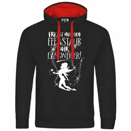 Kapuzenpullover Herren Kapuzenpullover Fresst meinen Feenstaub ihr Langweiler Mit Print Motiv, Grafik