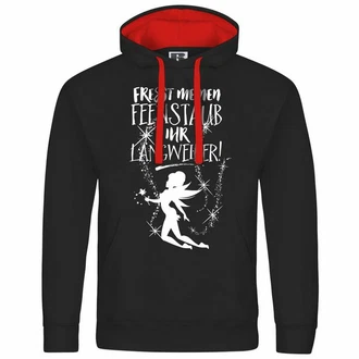 deinshirt Kapuzenpullover Herren Fresst meinen Feenstaub ihr Langweiler Mit Print Motiv Schwarz/Rot/Grau/Lila deinshirt Kapuzenpullover Herren Fresst meinen Feenstaub ihr Langweiler Mit Print Motiv Schwarz/Rot/Grau/Lila