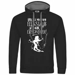 deinshirt Kapuzenpullover Herren Fresst meinen Feenstaub ihr Langweiler Mit Print Motiv Schwarz/Hellblau/Grau
