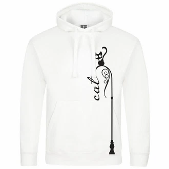 deinshirt Kapuzenpullover Katze auf Laterne Mit Print Motiv