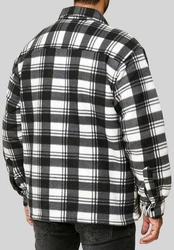 Egomaxx Blouson Fleece Hemd Holzfäller Jacke [2575] Grau (2575)