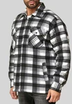 Egomaxx Blouson Fleece Hemd Holzfäller Jacke [2575] Grau (2575)