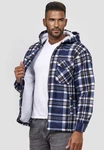 Egomaxx Blouson Thermohemd Hoodie Jacke (2598) Blau/Schwarz (2598)