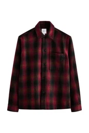 Hemdjacke Karierte Hemdjacke aus Wollmischung (1-St)