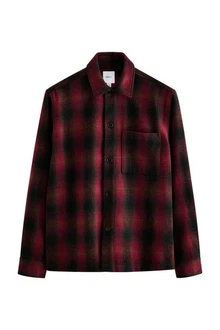 Next Hemdjacke Dunkelrot/Rot