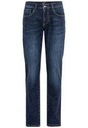 camel active Regular-fit-Jeans 5-Pocket Dunkelblau/Blau
