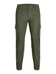 Jack & Jones Hose Dunkelgrün/Khaki
