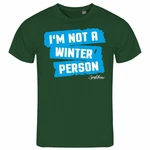 deinshirt Print-Shirt Herren T-Shirt Im not a winter person Funshirt 
