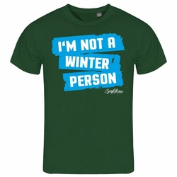 deinshirt Print-Shirt Herren T-Shirt Im not a winter person Funshirt 