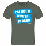 deinshirt Print-Shirt Herren T-Shirt Im not a winter person Funshirt 