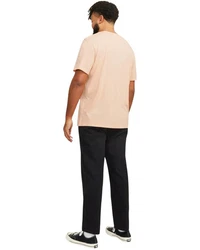 Jack & Jones Print-Shirt T-Shirt Gelb/Gold/Braun/Beige/Schwarz
