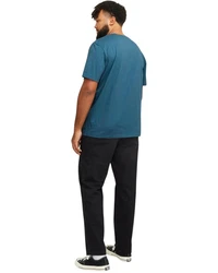 Jack & Jones Print-Shirt T-Shirt Blau/Hellblau