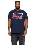 Jack & Jones Print-Shirt T-Shirt Dunkelblau/Hellblau/Blau/Schwarz Jack & Jones Print-Shirt T-Shirt Dunkelblau/Hellblau/Blau/Schwarz