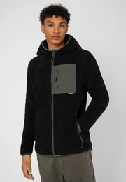 Fleecejacke Teddy Fleecejacke mit Kapuze