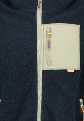 SUBLEVEL Fleecejacke mit Kapuze 