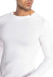 RedBridge Strickpullover Weiß/Creme/Dunkelblau