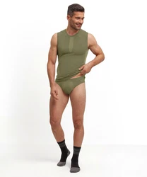 FALKE Slip Warm Dunkelgrün/Khaki/Hellgrün