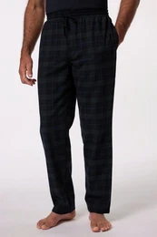 Schlafanzug JP 1880 Schlafanzug-Hose Flanell Karo bis 8 XL