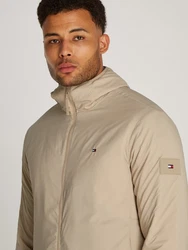 Tommy Hilfiger Kurzjacke Tech Packable Hooded Jacket mit Logostickerei grn