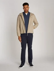 Tommy Hilfiger Kurzjacke Tech Packable Hooded Jacket mit Logostickerei grn