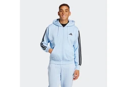 adidas Sportswear Sweatshirt 3S FL FZ HD Hellblau/Blau