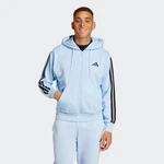 adidas Sportswear Sweatshirt 3S FL FZ HD Hellblau/Blau adidas Sportswear Sweatshirt 3S FL FZ HD Hellblau/Blau
