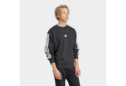 adidas Sportswear Sweatshirt 3S FT SWT Dunkelgrau/Schwarz/Hellgrau