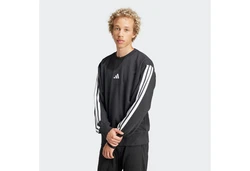 adidas Sportswear Sweatshirt 3S FT SWT Dunkelgrau/Schwarz/Hellgrau