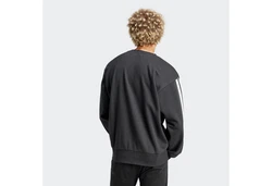 adidas Sportswear Sweatshirt 3S FT SWT Dunkelgrau/Schwarz/Hellgrau