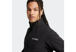 adidas TERREX Fleecejacke MT ESS FZ FL Schwarz/Dunkelgrau