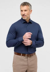 Eterna Langarmhemd SLIM FIT Dunkelblau