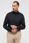 Eterna Langarmhemd MODERN FIT NON IRON Schwarz/Dunkelblau