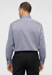 Eterna Langarmhemd COMFORT FIT NON IRON Grau/Dunkelblau/Hellblau/Blau