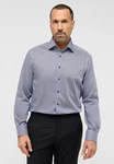 Eterna Langarmhemd COMFORT FIT NON IRON Grau/Dunkelblau/Hellblau/Blau