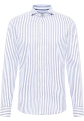 Eterna Langarmhemd SLIM FIT NON IRON Hellblau/Blau/Weiß/Dunkelblau