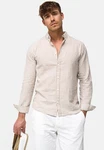 Indicode Langarmhemd Brayden Gelb/Rosa/Khaki/Beige Indicode Langarmhemd Brayden Gelb/Rosa/Khaki/Beige