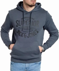 Jack & Jones Kapuzensweatshirt mit Kängurutasche Gelb/Dunkelblau/Dunkelgrau/Hellblau/Grau