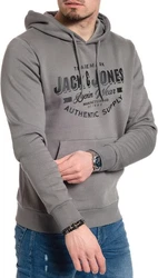 Jack & Jones Kapuzensweatshirt mit Kängurutasche Grau/Khaki/Braun/Dunkelgrau